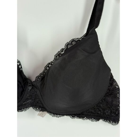 Victoria’s Secret black lace full coverage bra size 38B - Picture 5 of 6